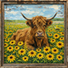 Cow Sign, Animal Sign, DCO-102953, Sign For Wreath, 10" Metal Sign