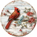 Cardinal Sign, DCO-102957-D, Sign For Wreath, 10" Wood Sign - DecoExchange®