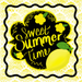 Summer Sign, Lemon Sign, DCO-102980, Sign For Wreath, 10" Metal Sign