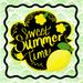 Summer Sign, Lemon Sign, DCO-102981, Sign For Wreath, 10" Metal Sign