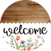 Summer Sign, Flower Sign, DCO-102983-DH, Sign For Door, 18" Door Hanger