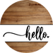 Hello Sign, DCO-102986-DH, Sign For Door, 18" Door Hanger