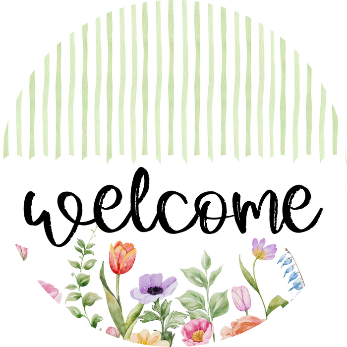 Summer Sign, Flower Sign, DCO-102993-DH, Sign For Door, 18" Door Hanger