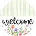 Summer Sign, Flower Sign, DCO-102993-DH, Sign For Door, 18" Door Hanger