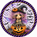 Fairy Sign, Halloween Sign, DCO-103006-DH, Sign For Wreath, 18" Door Hanger