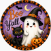 Boo Y'all, Halloween Sign, DCO-103009-DH, Sign For Wreath, 18" Door Hanger