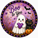 Boo To You, Halloween Sign, DCO-103010-DH, Sign For Wreath, 18" Door Hanger
