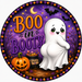 Boo in Booty, Halloween Sign, DCO-103013-DH, Sign For Wreath, 18" Door Hanger
