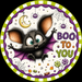 Boo To You, Bat Halloween Sign, DCO-103024-DH, Sign For Wreath, 18" Door Hanger