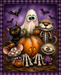 Halloween Sign, Halloween Animals, DCO-103029, Sign For Wreath, 8x10" Metal Sign