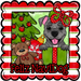 Pit Bull Wreath Sign, Feliz NaviDog Dog Sign, 12" Wreath Sign, DCO-W-00131