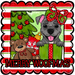 Pit Bull Wreath Sign, Merry Woofmas Dog Sign, 22" Door Hanger, DCO-W-00133-DH