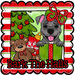 Pit Bull Wreath Sign, Bark The Halls Dog Sign, 22" Door Hanger, DCO-W-00134-DH