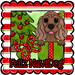Cocker Spaniel Wreath Sign, Feliz NaviDog Dog Sign, 12" Wreath Sign, DCO-W-00143