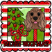 Cocker Spaniel Wreath Sign, Merry Woofmas Dog Sign, 12" Wreath Sign, DCO-W-00145