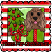 Cocker Spaniel Wreath Sign, Home Fur Christmas Dog Sign, 22" Door Hanger, DCO-W-00147-DH
