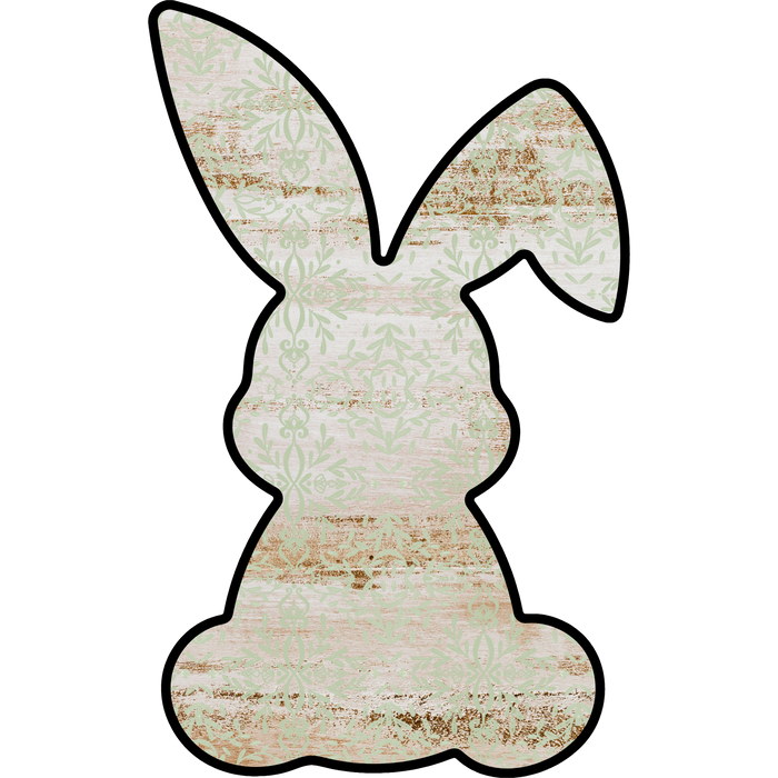 Easter Door Hanger, Bunny Shape, DCO-W-1199-DH, 22" Door Hanger