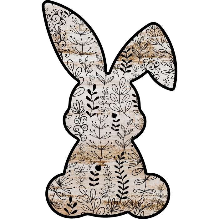 Easter Door Hanger, Bunny Shape, DCO-W-1201-DH, 22" Door Hanger