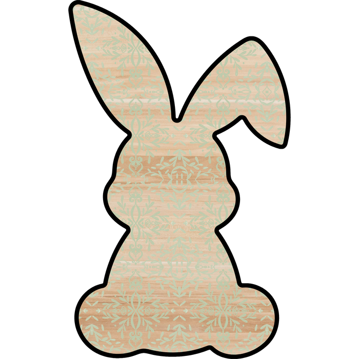 Easter Door Hanger, Bunny Shape, DCO-W-1202-DH, 22" Door Hanger