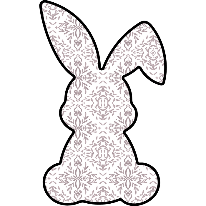 Easter Door Hanger, Bunny Shape, DCO-W-1209-DH, 22" Door Hanger