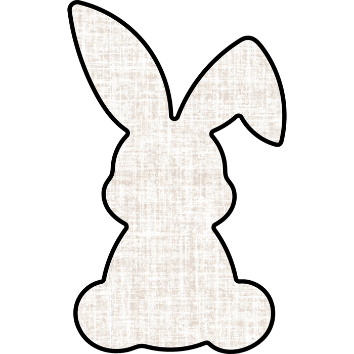 Easter Door Hanger, Bunny Shape, DCO-W-1214-DH, 22" Door Hanger