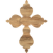 Cross Wreath Sign, Religious Sign, DCO-W-1223, 14in Wood Door Hanger