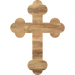 Cross Wreath Sign, Religious Sign, DCO-W-1224, 14in Wood Door Hanger