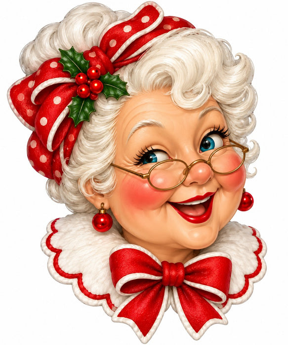 Polka Dot Mrs. Claus - DCO-W-1553