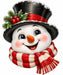 Top Hat Snowman - DCO-W-1556