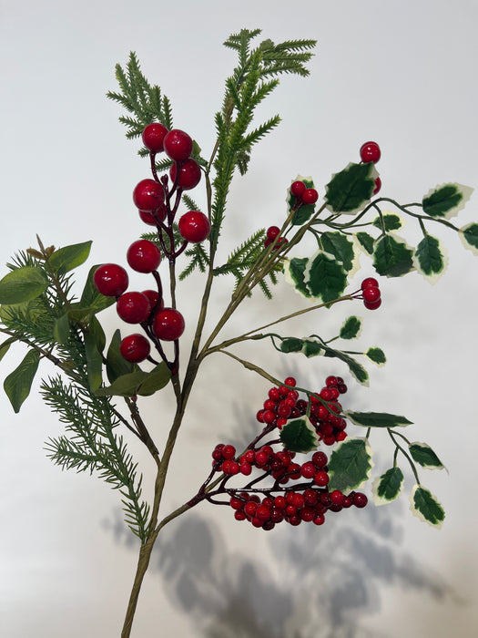 28In Berry Pine Spray PA4772M-GRED - DecoExchange®