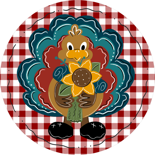 Fall Sign, Turkey Sign, DECOE-5329-DH, 18" Door Hanger