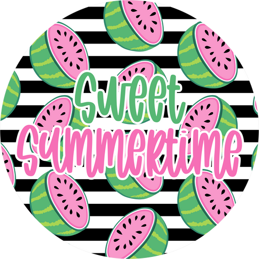 Summer Sign, Watermelon Sign, DECOE-5332-DH, 18" Door Hanger