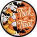 Halloween Sign, Candy Corn Sign, DECOE-5334, Sign For Wreath, 10" Metal Sign