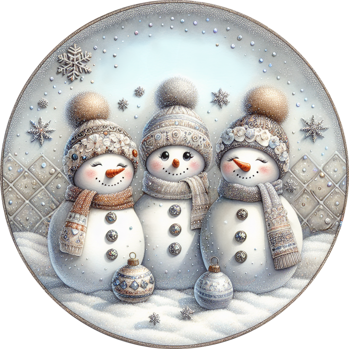 Snowman Sign, DECOE-5340-D, Sign For Wreath, 10" Wood Sign - DecoExchange®