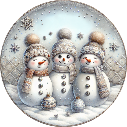 Snowman Sign, DECOE-5340, Sign For Wreath, 10" Metal Sign