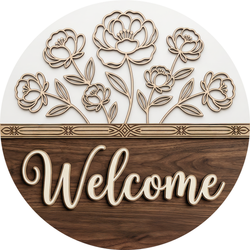 Everyday Sign, Welcome Sign, DECOE-5399-DH, Sign For Door, 18" Door Hanger