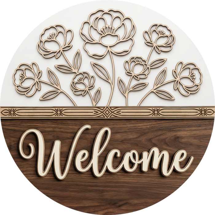 Everyday Sign, Welcome Sign, DECOE-5399-DH, Sign For Door, 18" Door Hanger