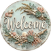 Nautical Sign, Welcome Sign, DECOE-5400-DH, Sign For Door, 18" Door Hanger