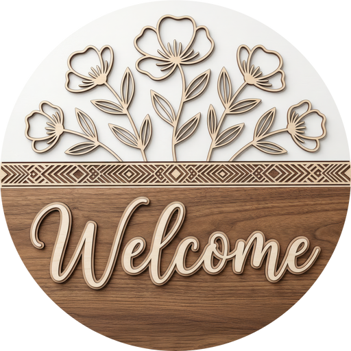 Everyday Sign, Welcome Sign, DECOE-5401-DH, Sign For Door, 18" Door Hanger