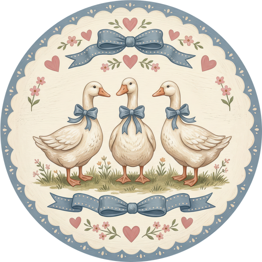 Goose Sign, Vintage Sign, DECOE-5403-DH, Sign For Door, 18" Door Hanger