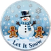 Snoman Sign, Winter Sign, DECOE-5404-DH, Sign For Door, 18" Door Hanger