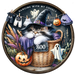 Halloween Sign, DECOE-5471-DH, Sign For Wreath, 18" Door Hanger