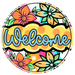 Welcome Summer Sign, DECOE-5474-DH, Sign For Wreath, 18" Door Hanger