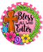 Bless All Who Enter Sign, DECOE-5475-DH, Sign For Wreath, 18" Door Hanger