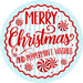 Merry Christmas, Mint Peppermint, DECOE-5485-DH, Sign For Wreath, 18" Door Hanger