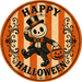 Vintage Skeleton Halloween Sign, DECOE-5489-DH, Sign For Wreath, 18" Door Hanger