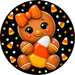 Gingerbread Halloween Sign, DECOE-5493-DH, Sign For Wreath, 18" Door Hanger