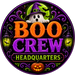 Boo Crew, Halloween Sign, DECOE-5498-DH, Sign For Wreath, 18" Door Hanger