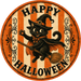 Vintage Halloween, Cat Sign, DECOE-5512-DH, Sign For Wreath, 18" Door Hanger