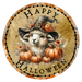 Sheep Sign, Halloween Sign, DECOE-5530-DH, Sign For Wreath, 18" Door Hanger